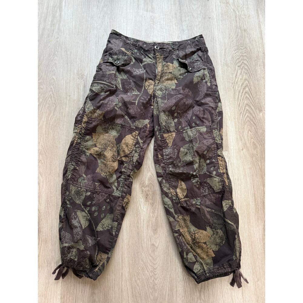 Anthropologie Ripley Utility Cargo Cropped Pant, Floral Camo, women's size 26 - Picture 1 of 6